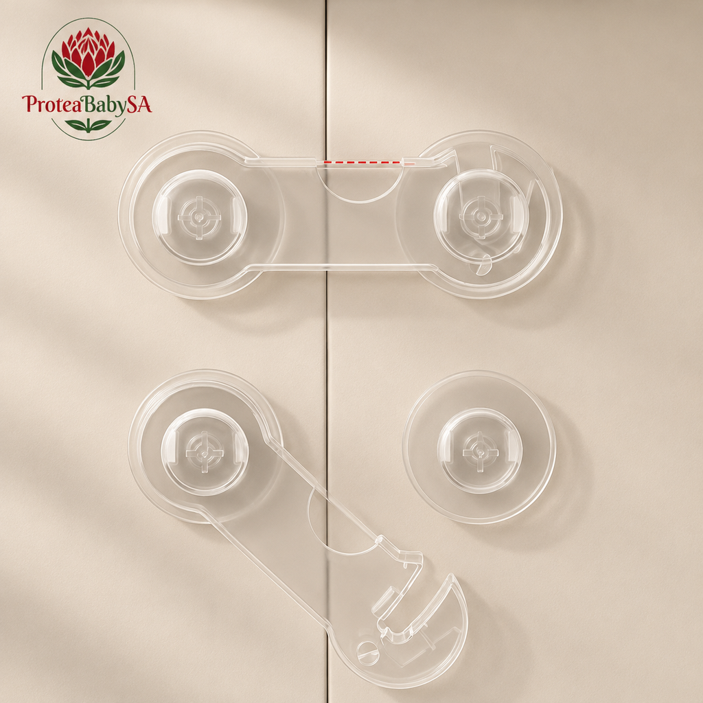5 Transparent Cabinet / Door Safety Locks
