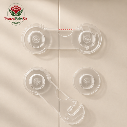 5 Transparent Cabinet / Door Safety Locks