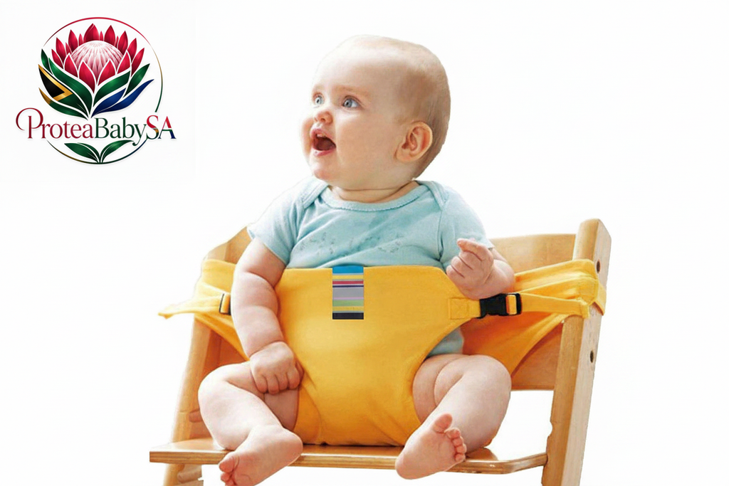 Baby Chair Strap with ProteaBabySA Logo